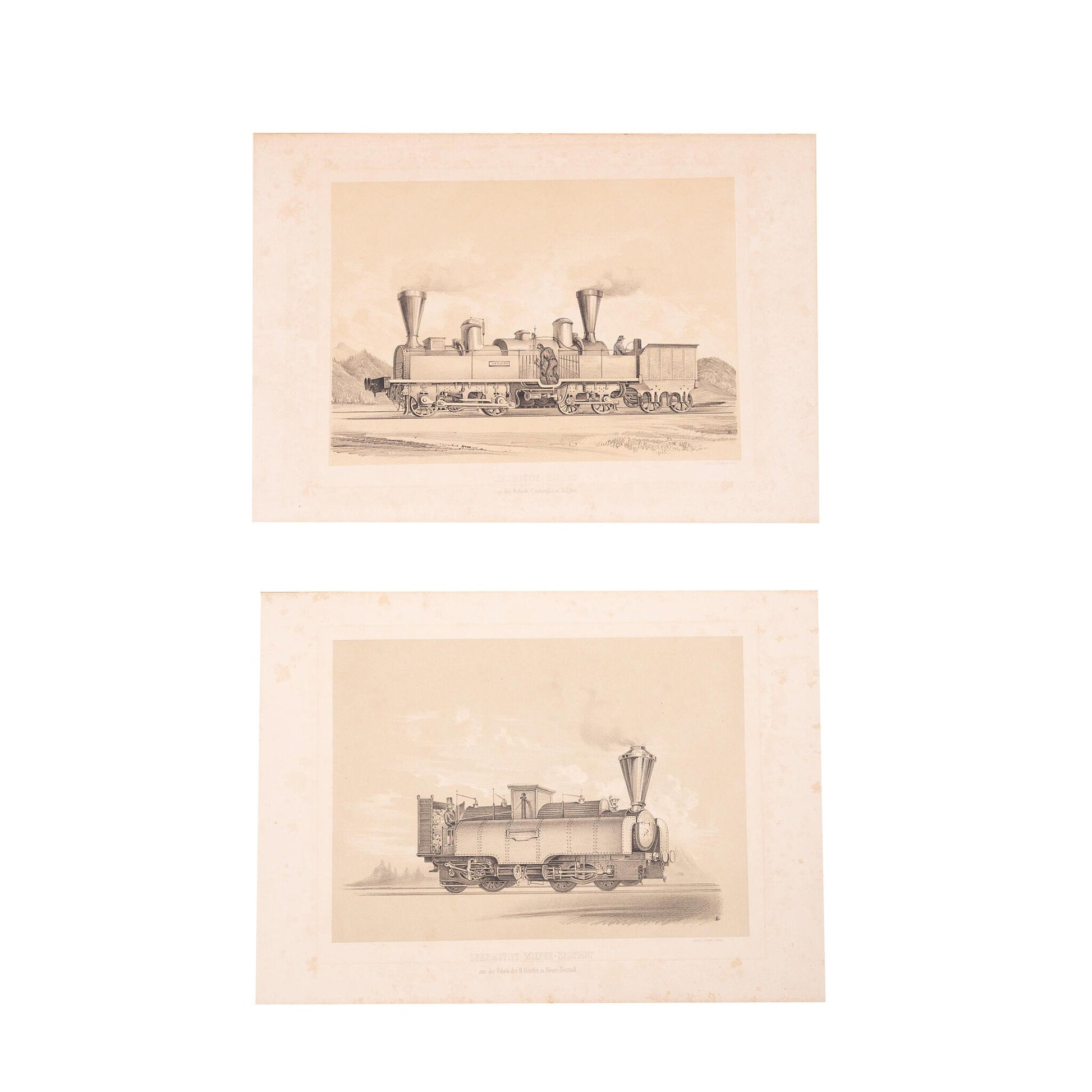 Locomotieven van de Semmeringspoorlijn in Oostenrijk, ca. 1853-1