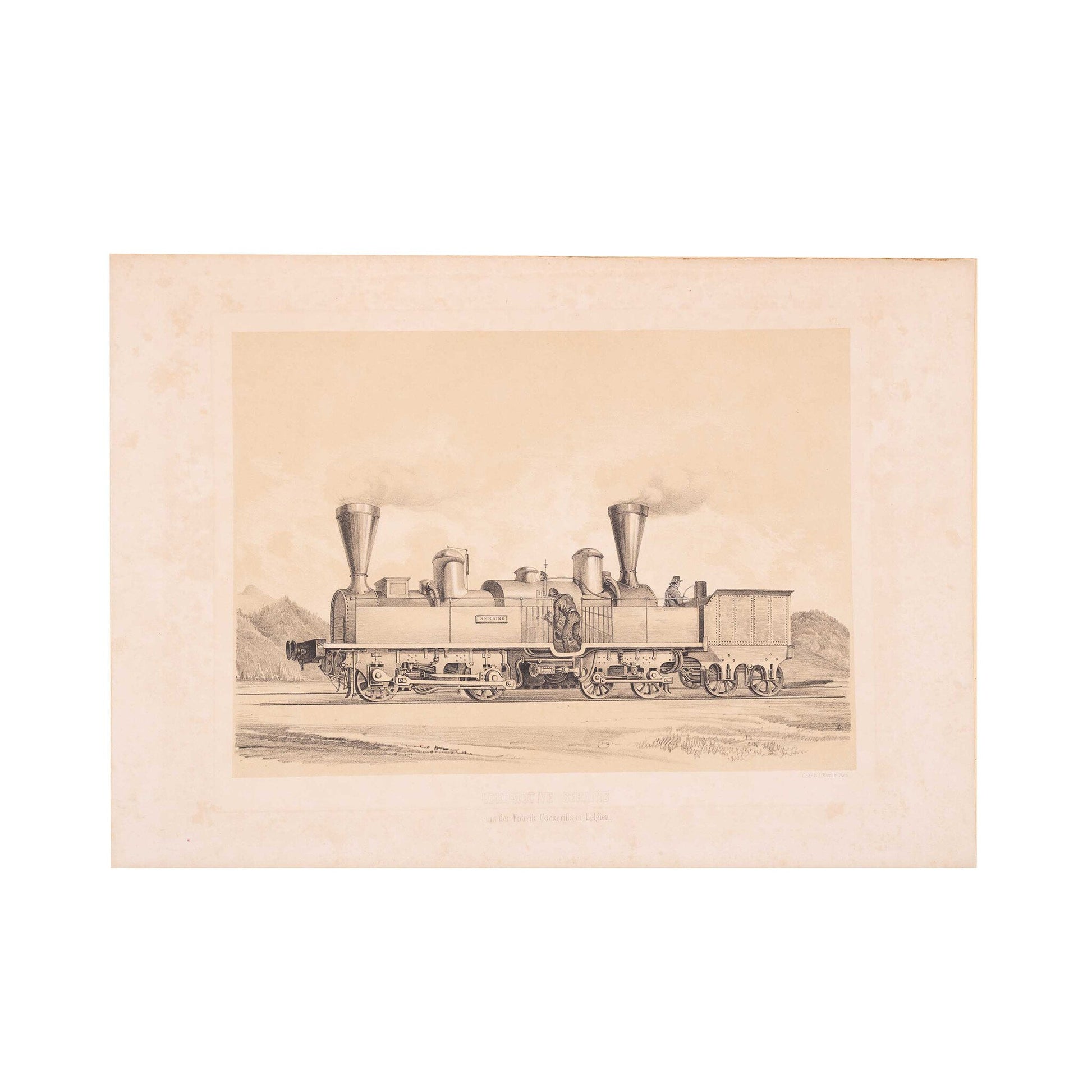 Locomotieven van de Semmeringspoorlijn in Oostenrijk, ca. 1853-3