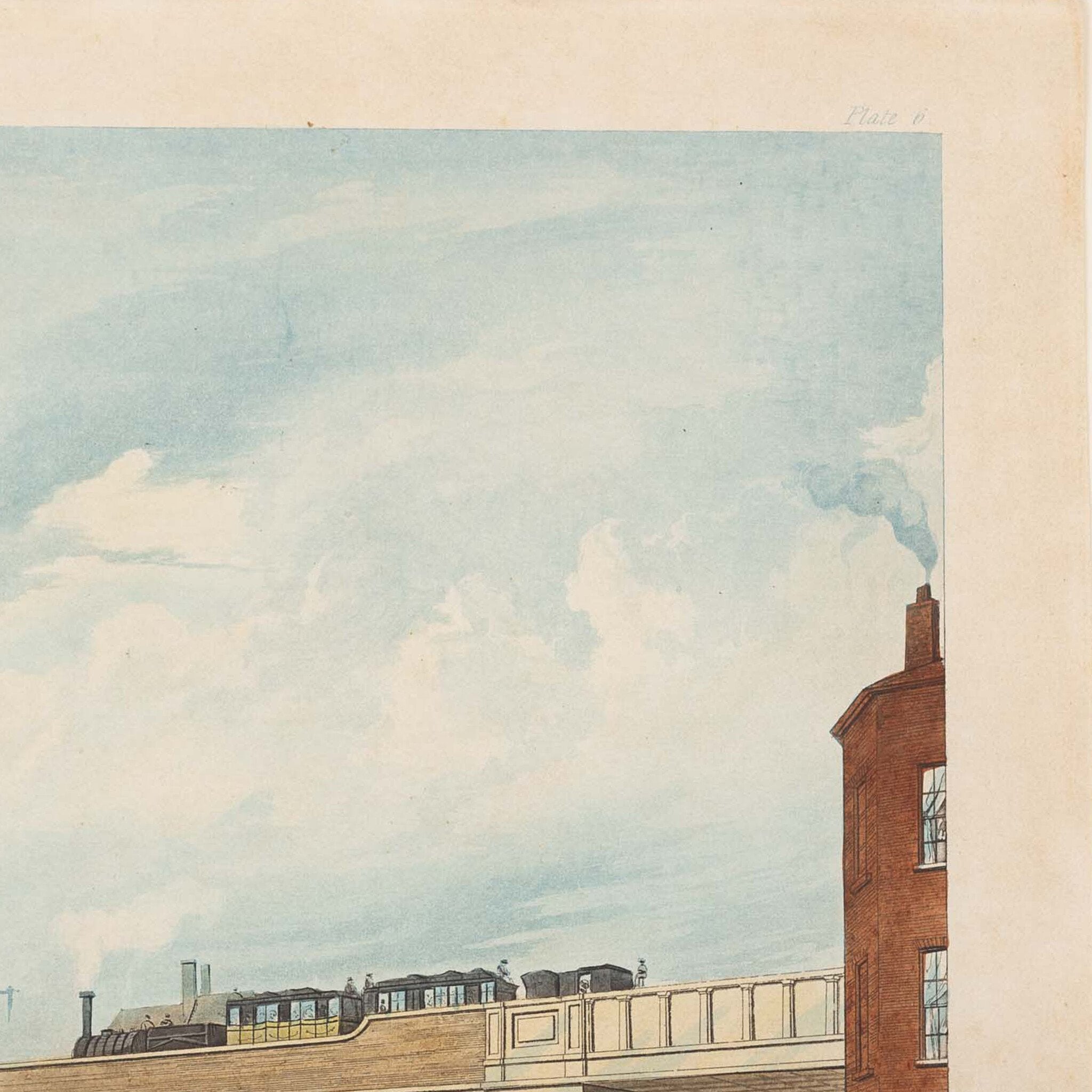 Prent 'Entrance into Manchester across Water Street', published 1831-zoom-4