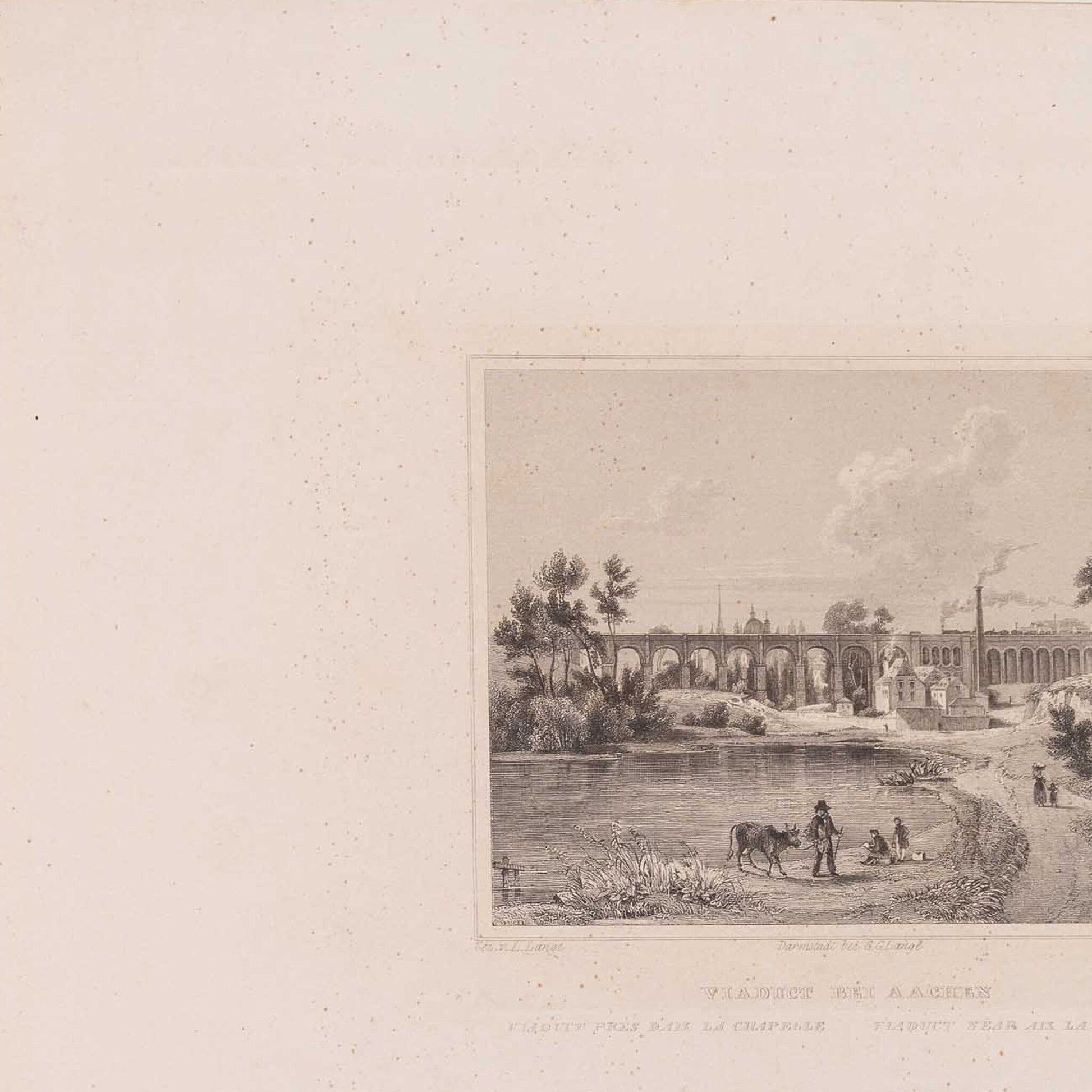Twee prenten van Duitsland, ca. 1840, 1850-4