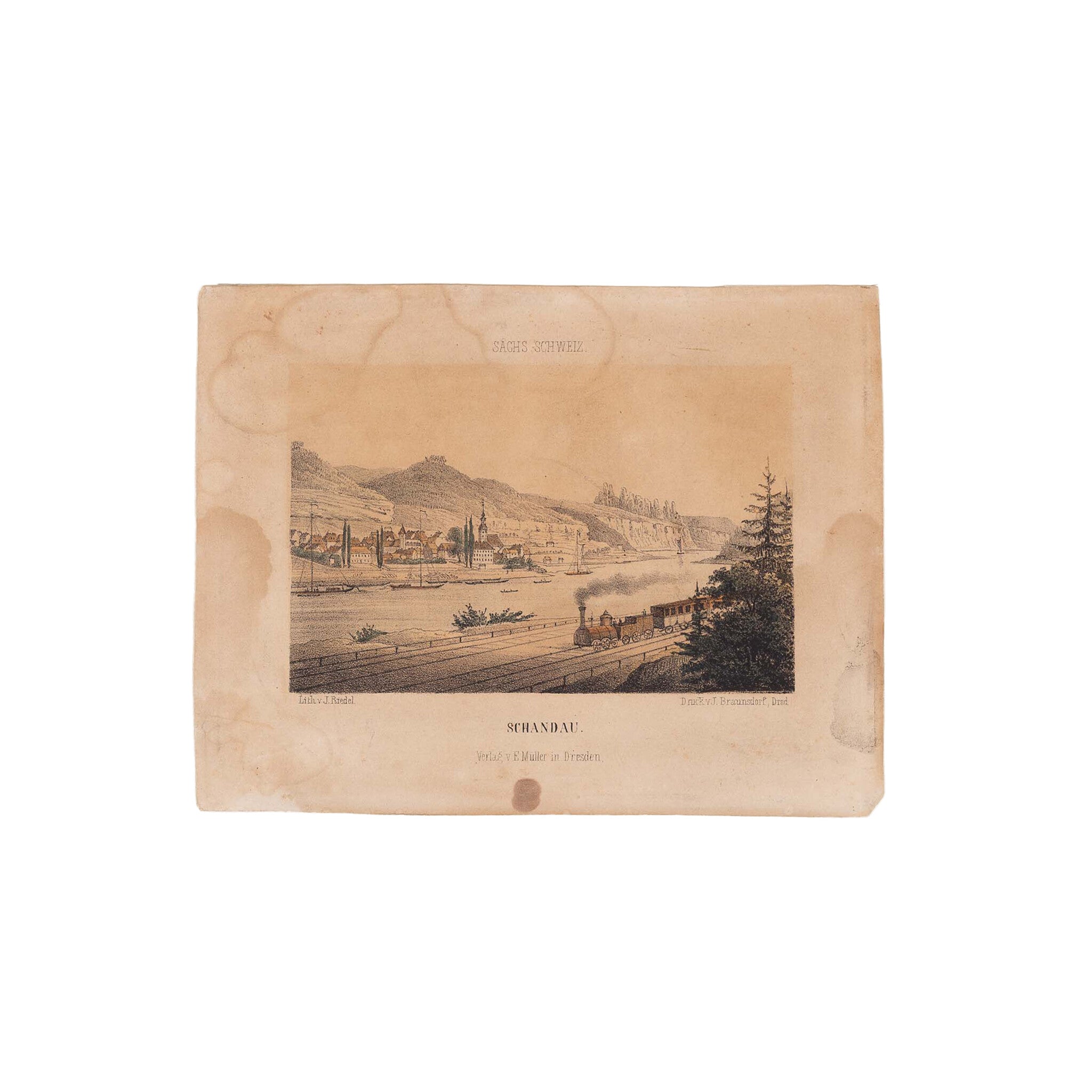 Twee prenten van Duitsland, ca. 1840, 1850-zoom-2