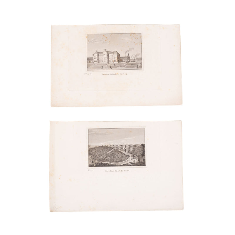 Twee kleine prenten van Duitsland, ca. 1844-zoom-