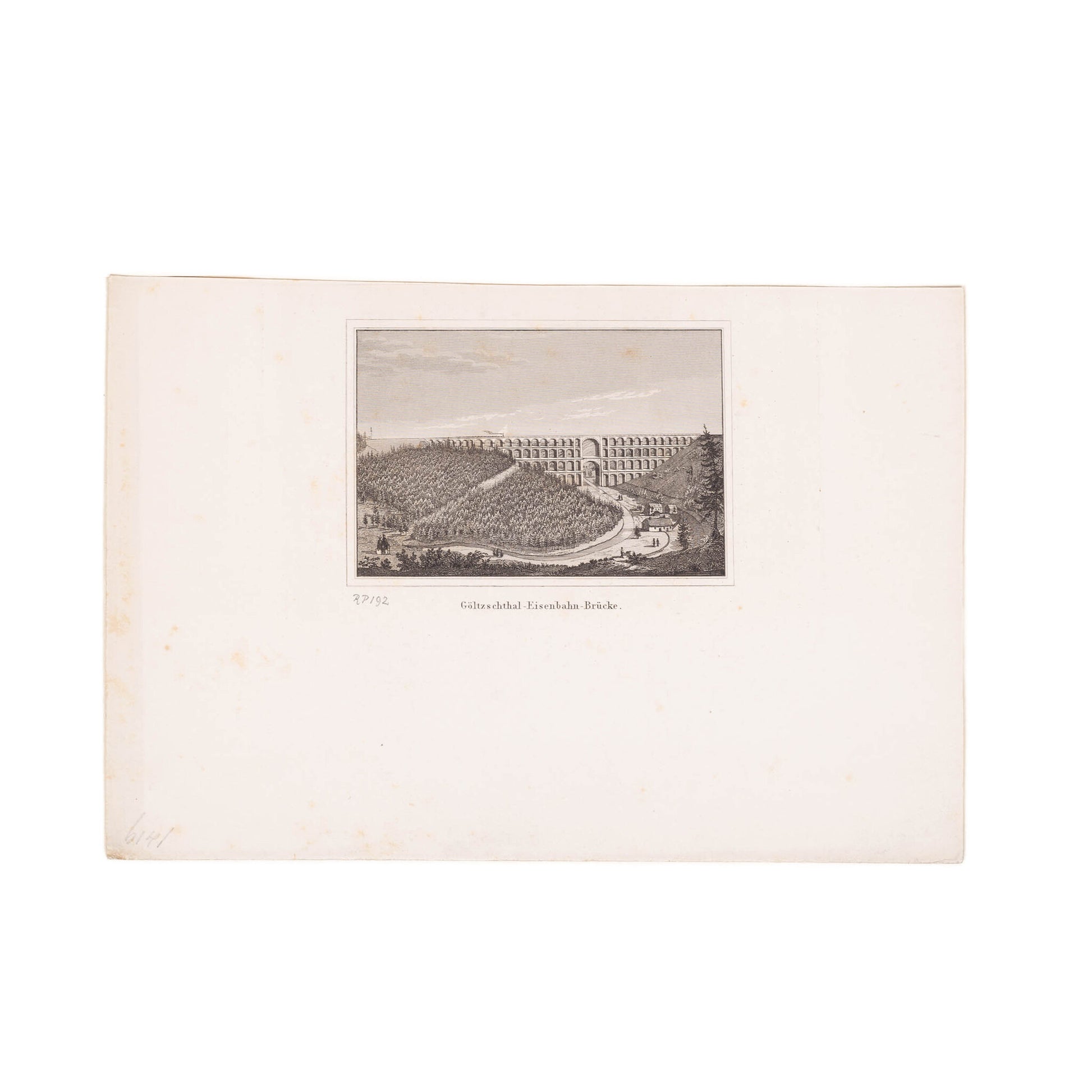 Twee kleine prenten van Duitsland, ca. 1844-5
