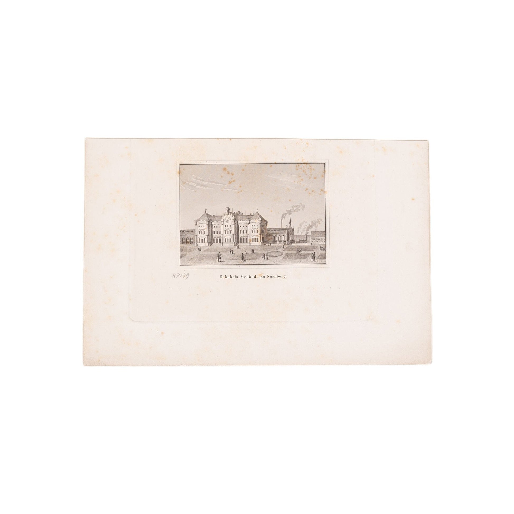 Twee kleine prenten van Duitsland, ca. 1844-3