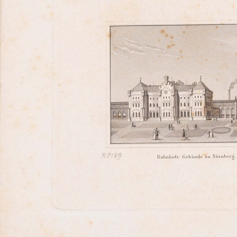 Twee kleine prenten van Duitsland, ca. 1844-zoom-
