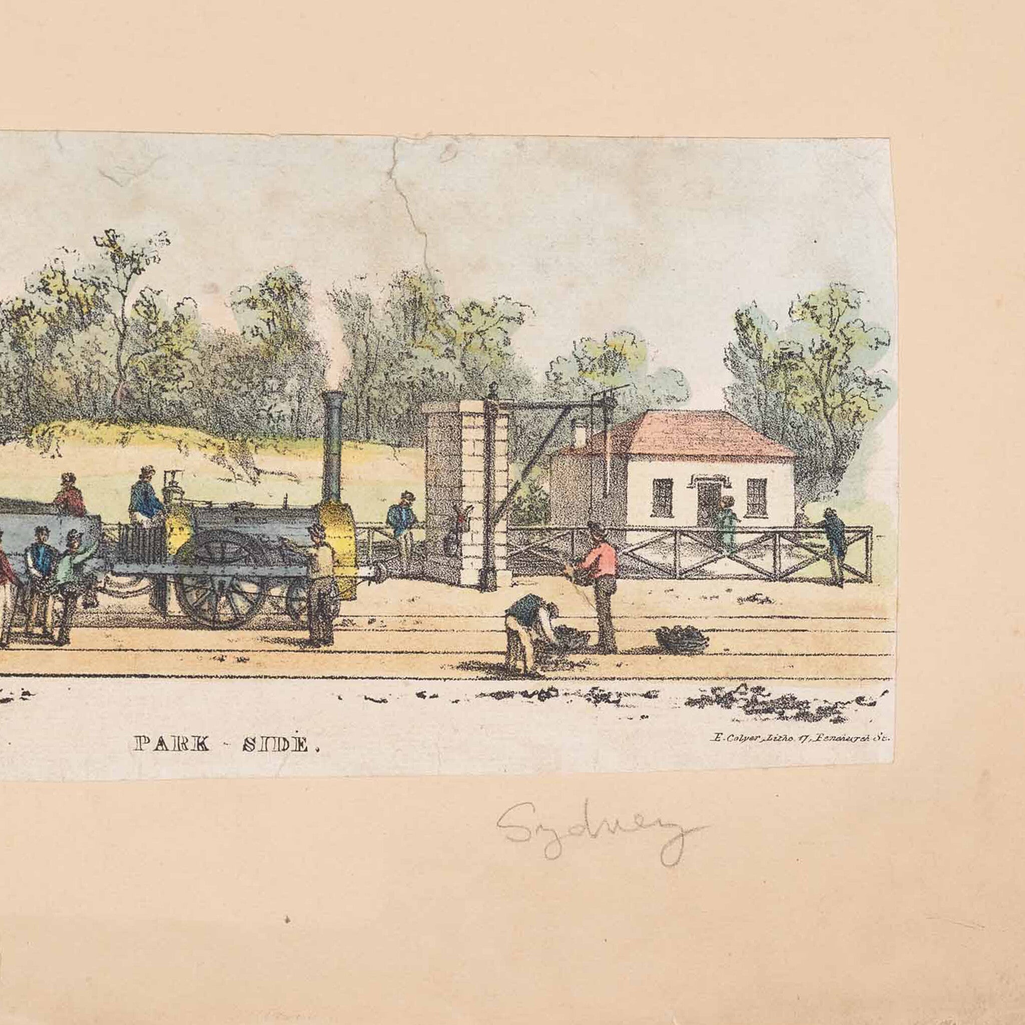 Prent 'Park Side', ca. 1830-1840-zoom-3