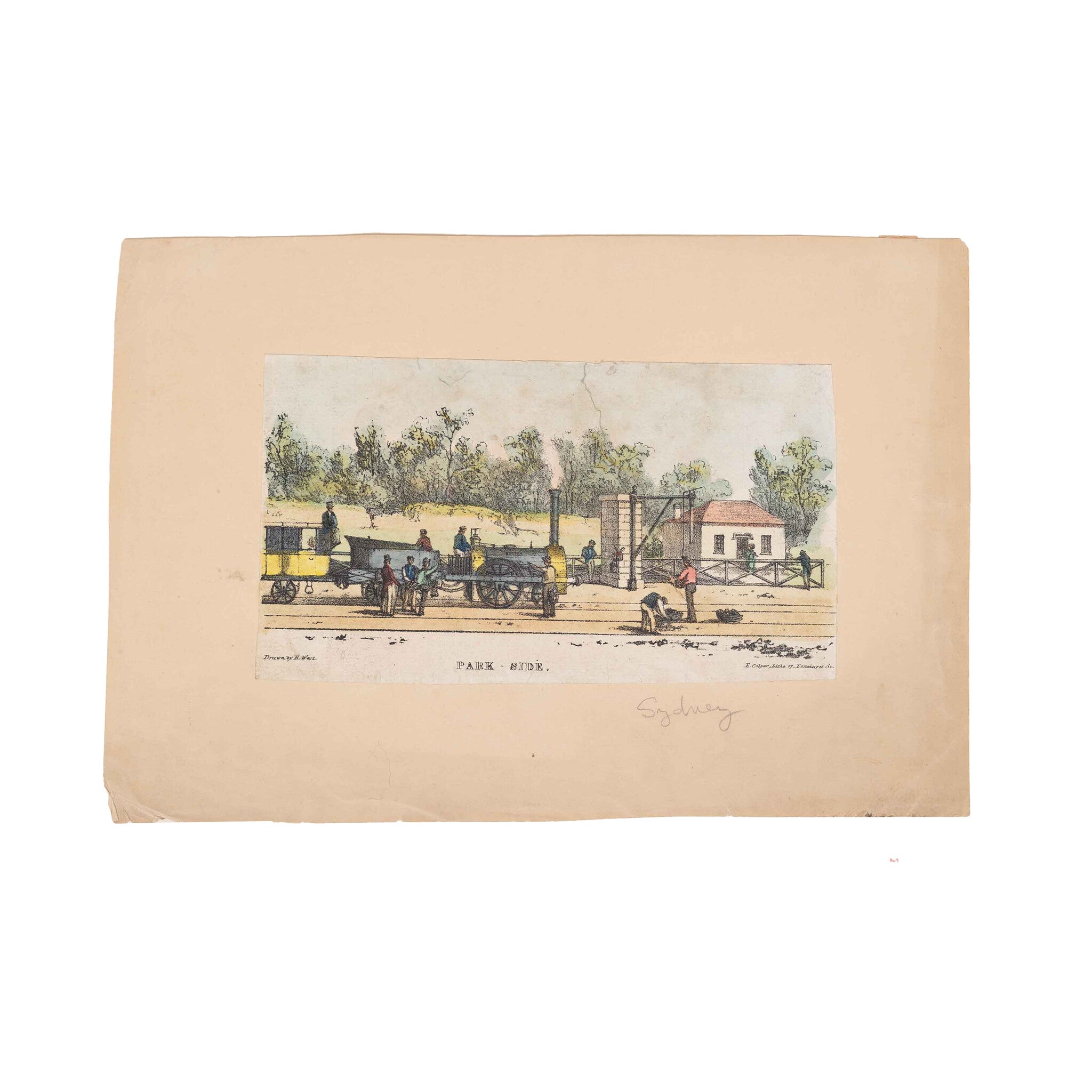 Prent 'Park Side', ca. 1830-1840