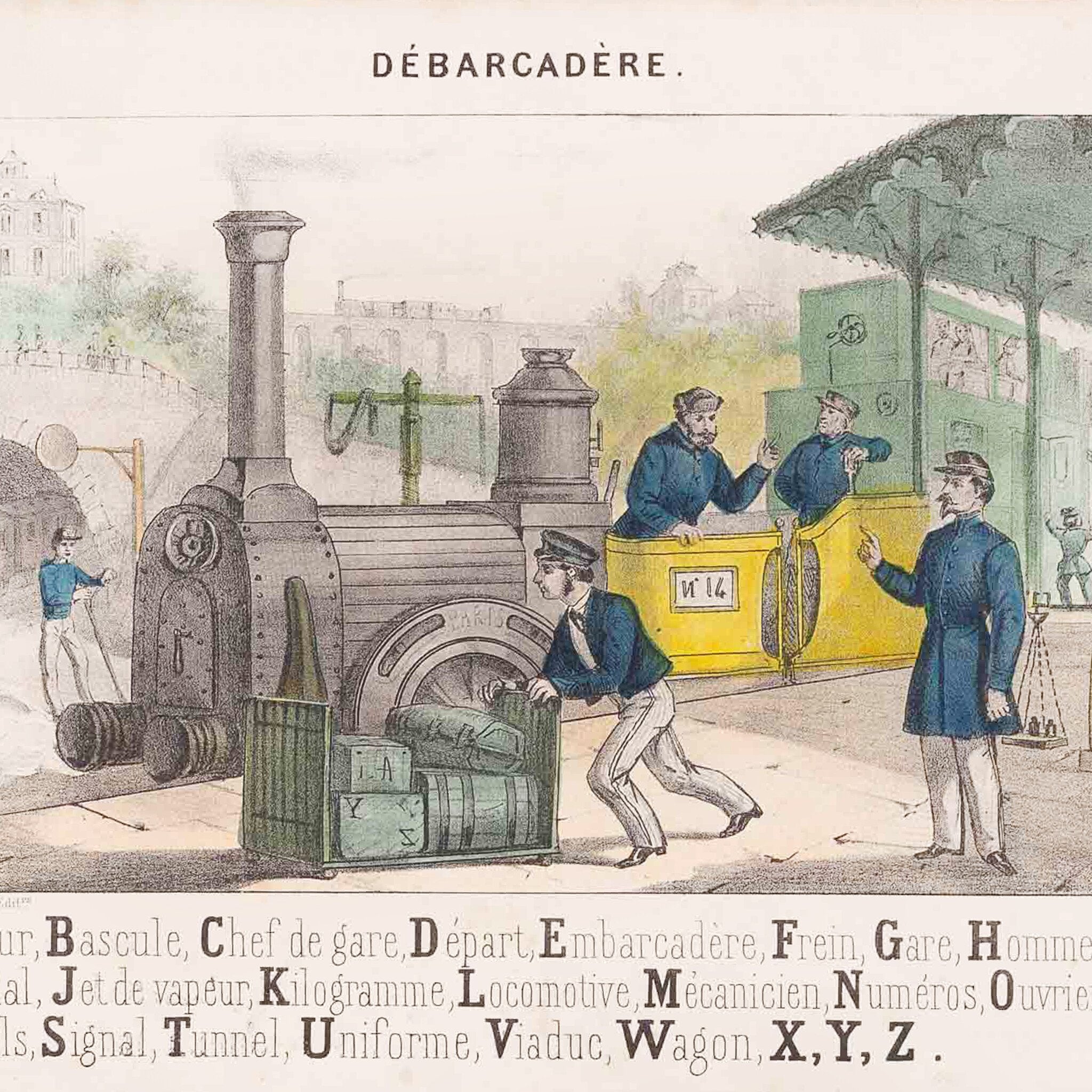 Prent 'Débarcadère'
