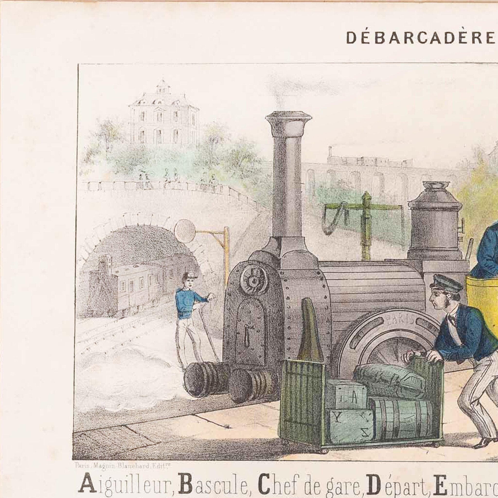 Prent 'Débarcadère'-zoom-3