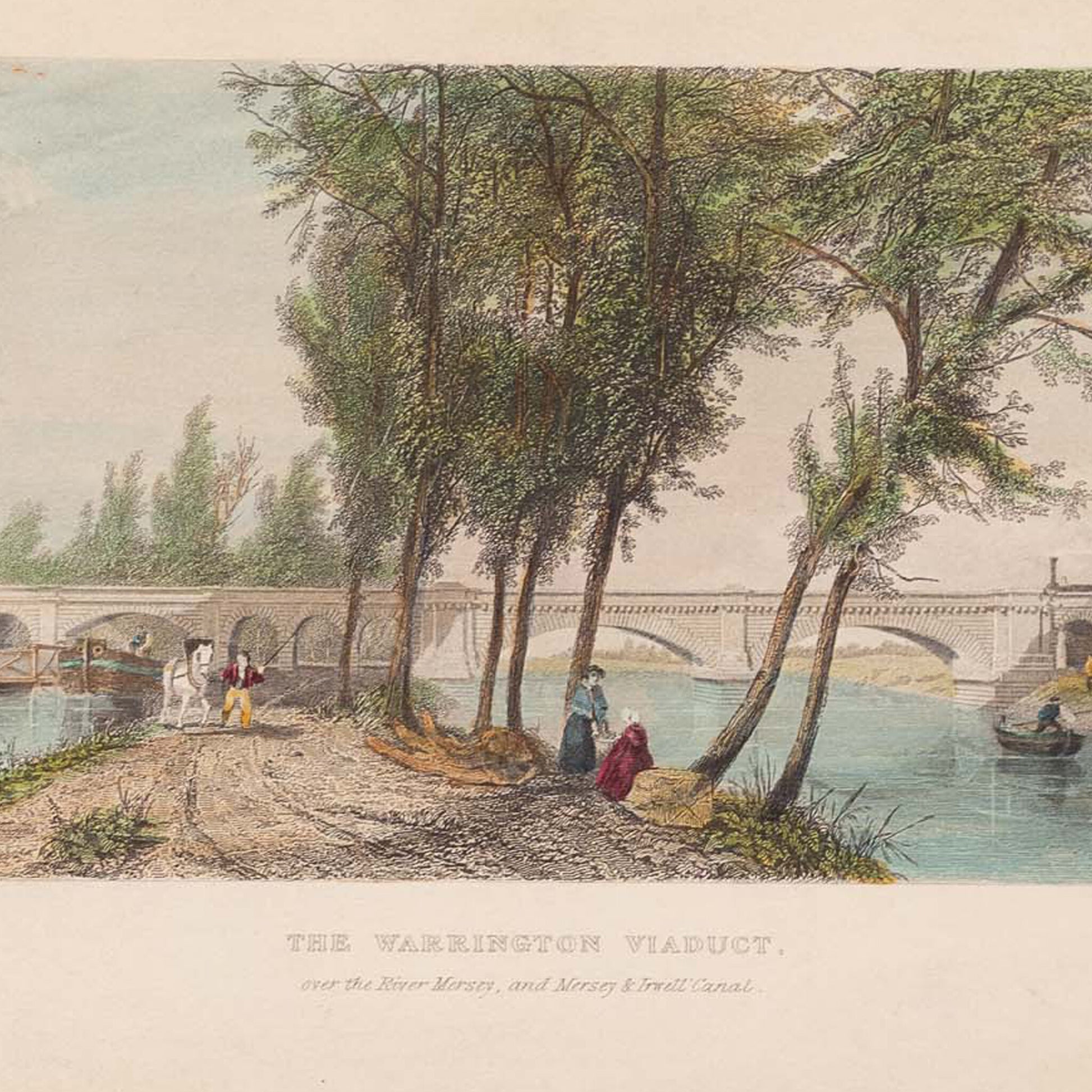 Twee prenten van Groot-Brittannië, ca. 1840-6