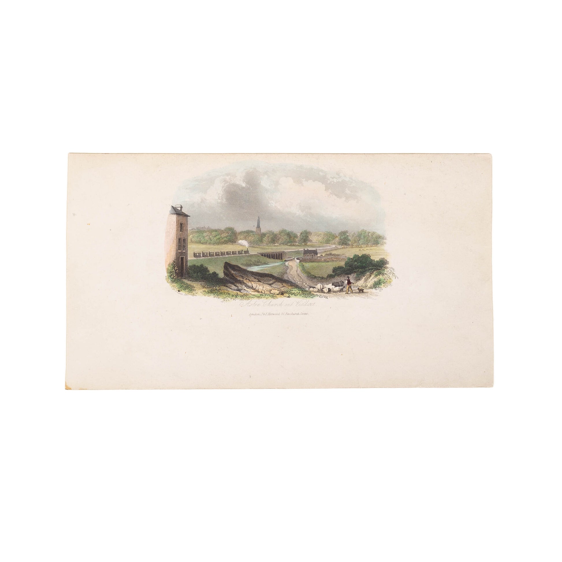 Twee prenten van  Birmingham, Groot-Brittannië, ca. 1841, 1860-5