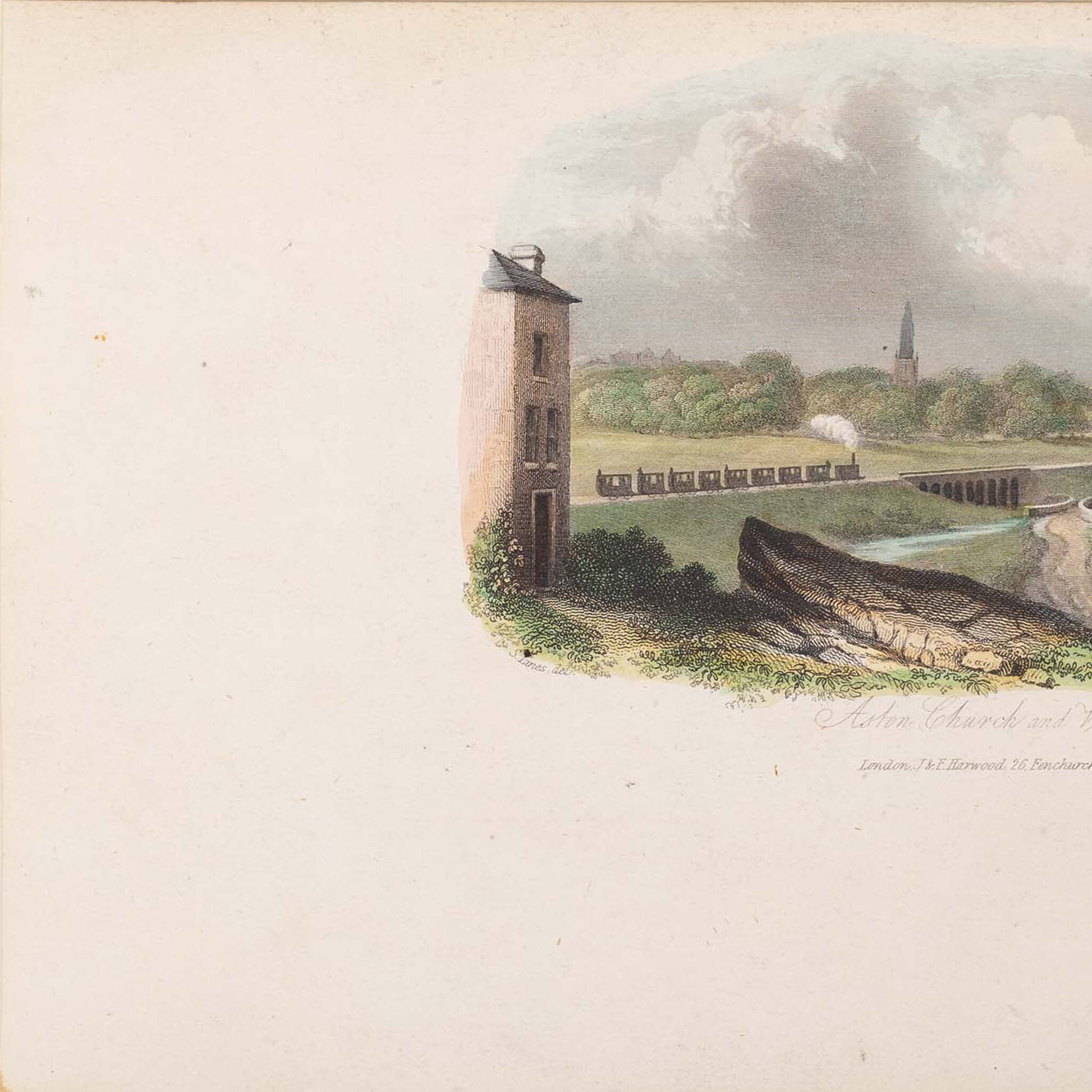 Twee prenten van  Birmingham, Groot-Brittannië, ca. 1841, 1860-7