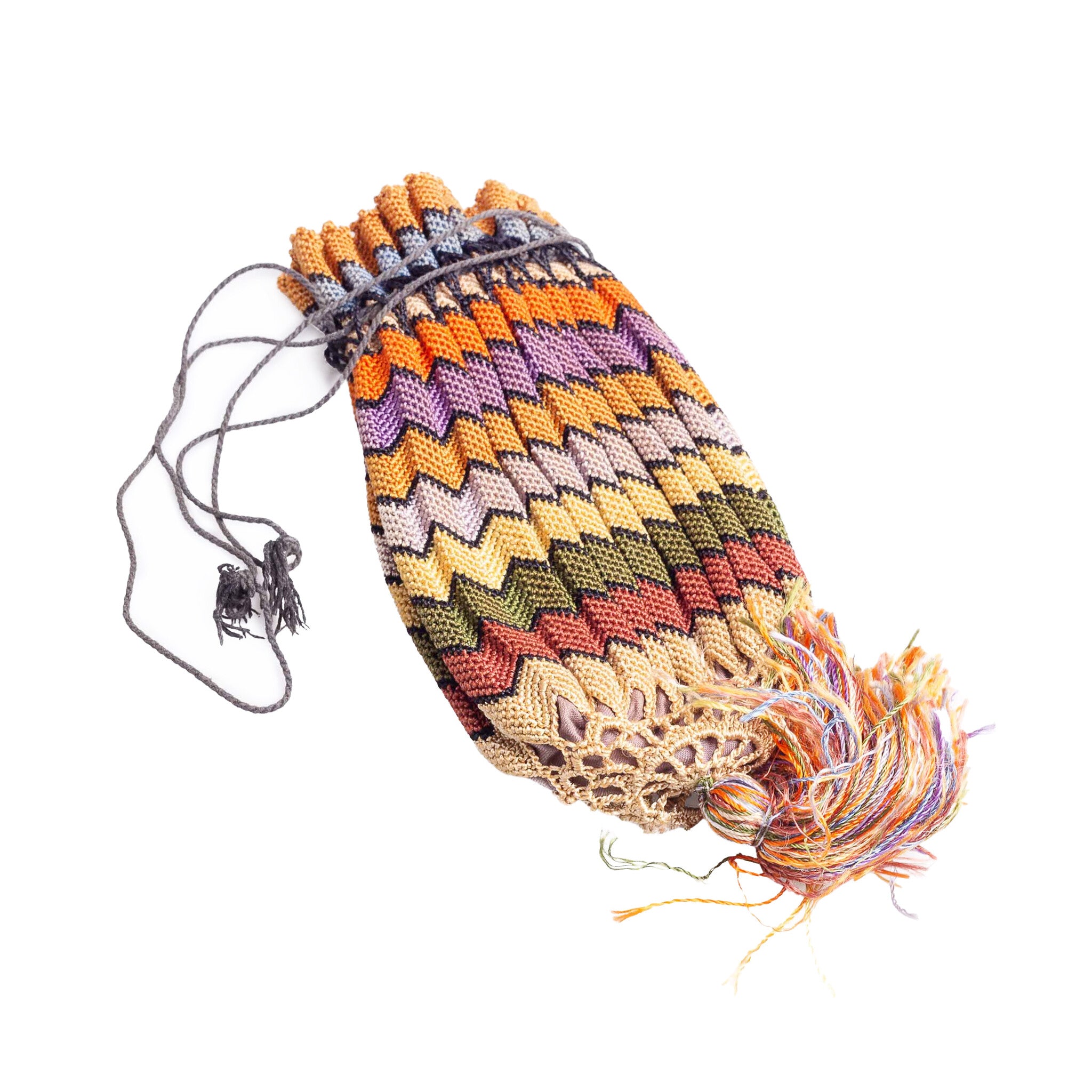 Kleurrijke reticule, 19e eeuw-zoom-1