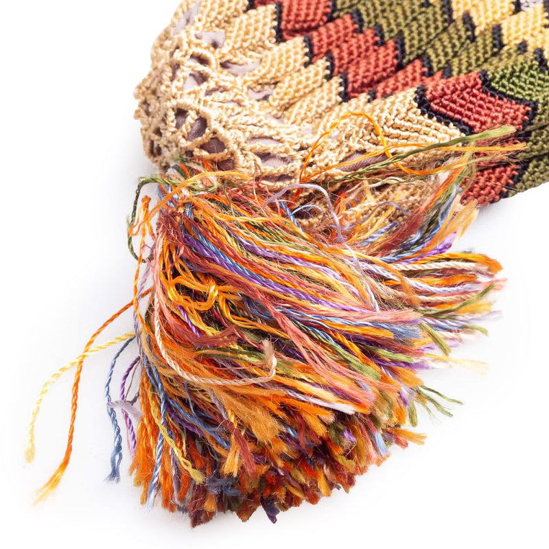 Kleurrijke reticule, 19e eeuw-zoom-