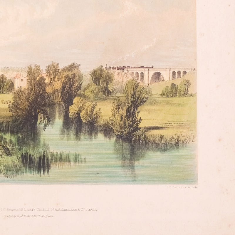 Prent 'Sherbourne viaduct, near Coventry', ca. 1839-zoom-