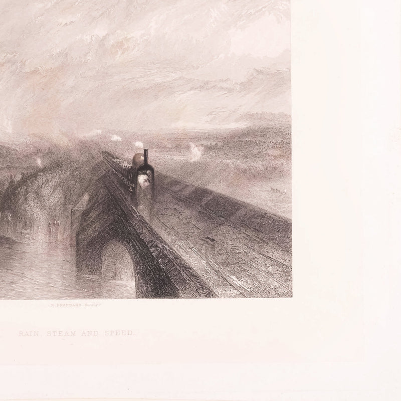 Prent 'Rain, steam and speed', ca. 1860-zoom-
