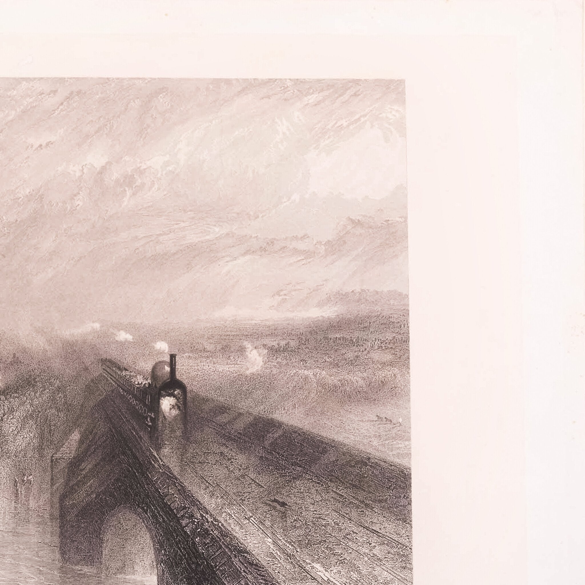 Prent 'Rain, steam and speed', ca. 1860-zoom-5