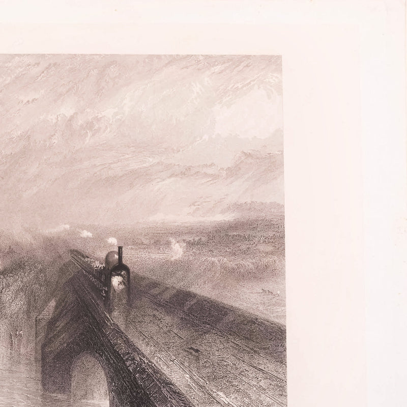 Prent 'Rain, steam and speed', ca. 1860-zoom-
