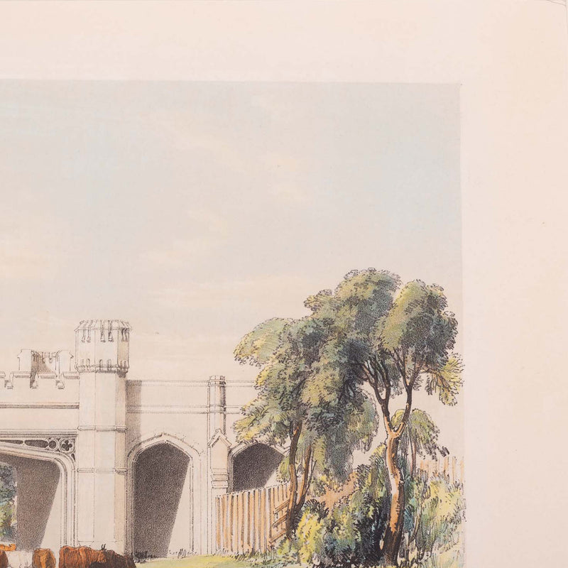 Prent 'Railway Bridge, Rugby', ca. 1839-zoom-
