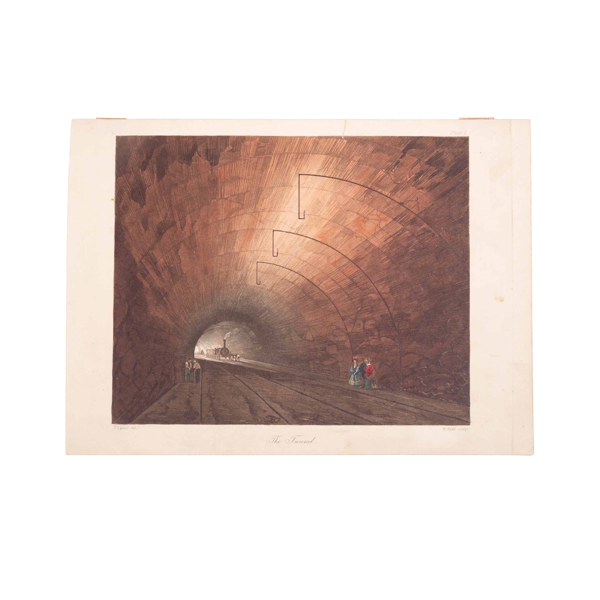 Prent 'The Tunnel', ca. 1831-1
