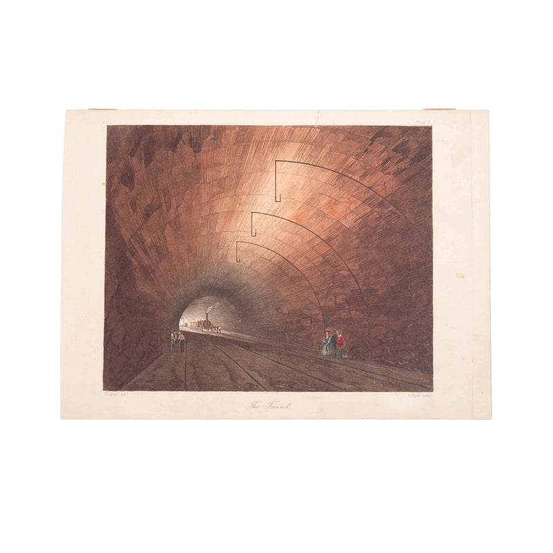 Prent 'The Tunnel', ca. 1831-zoom-