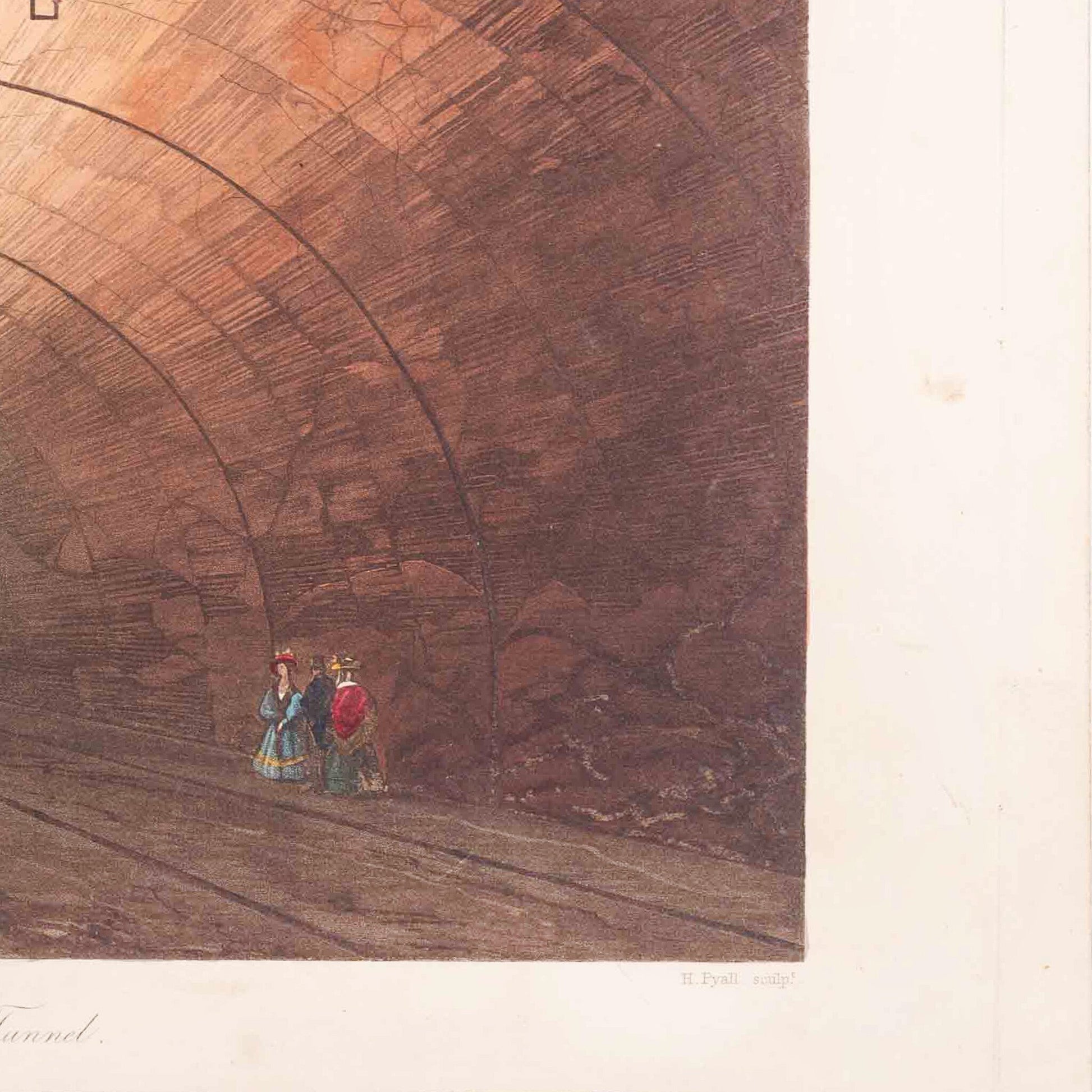 Prent 'The Tunnel', ca. 1831-3