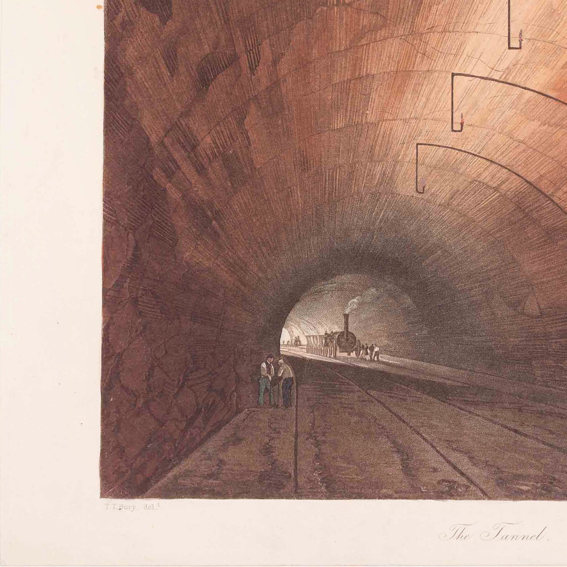 Prent 'The Tunnel', ca. 1831-2