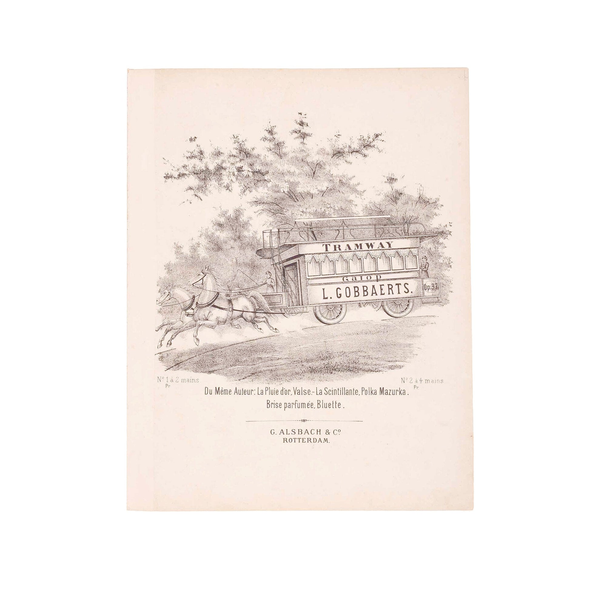 Bladmuziek 'Tramway Galop', ca. 1900-1
