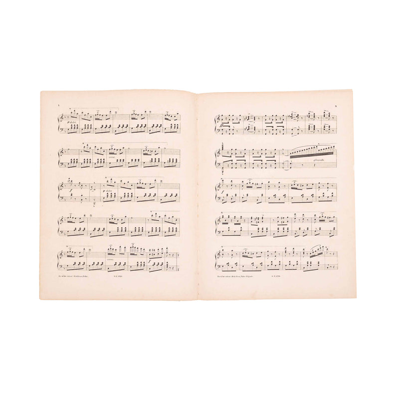 Bladmuziek 'Tramway Galop', ca. 1900-zoom-