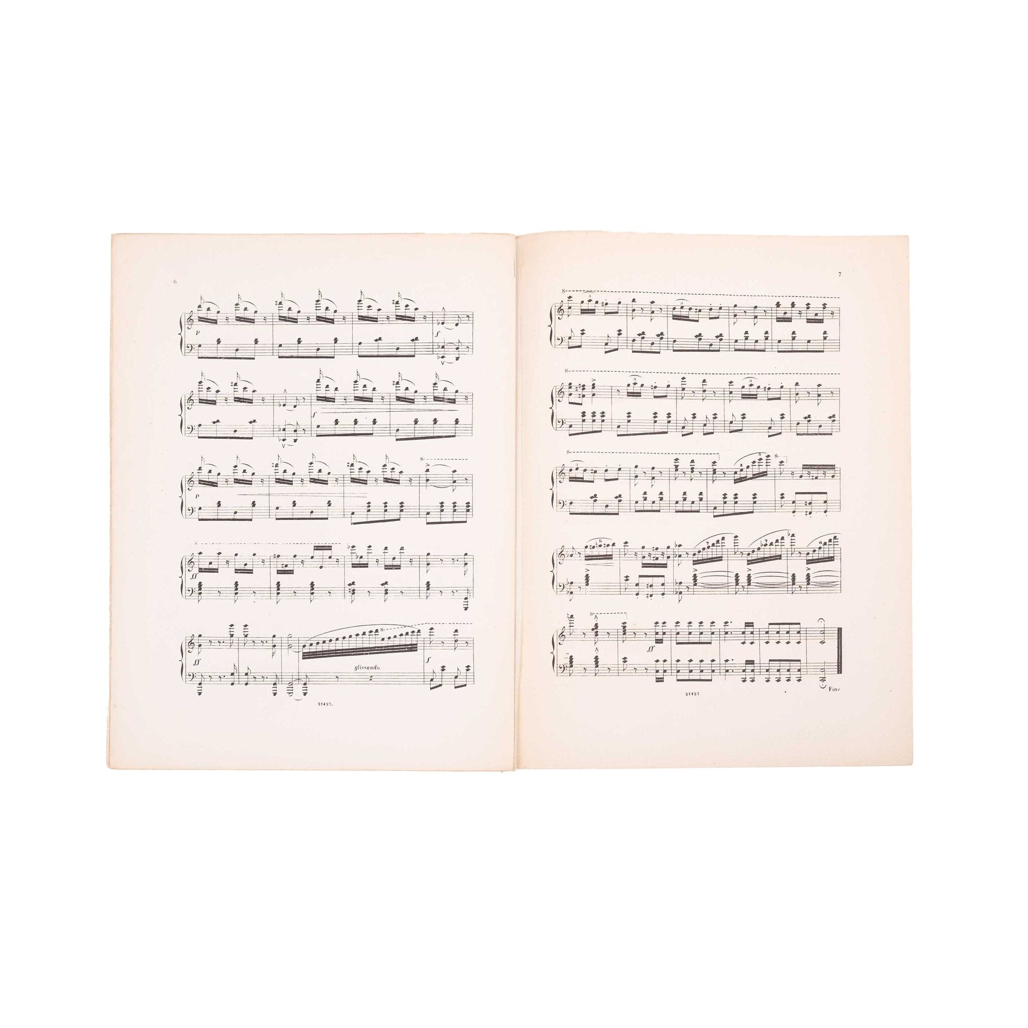 Bladmuziek 'Tramway Galop', ca. 1900-zoom-5