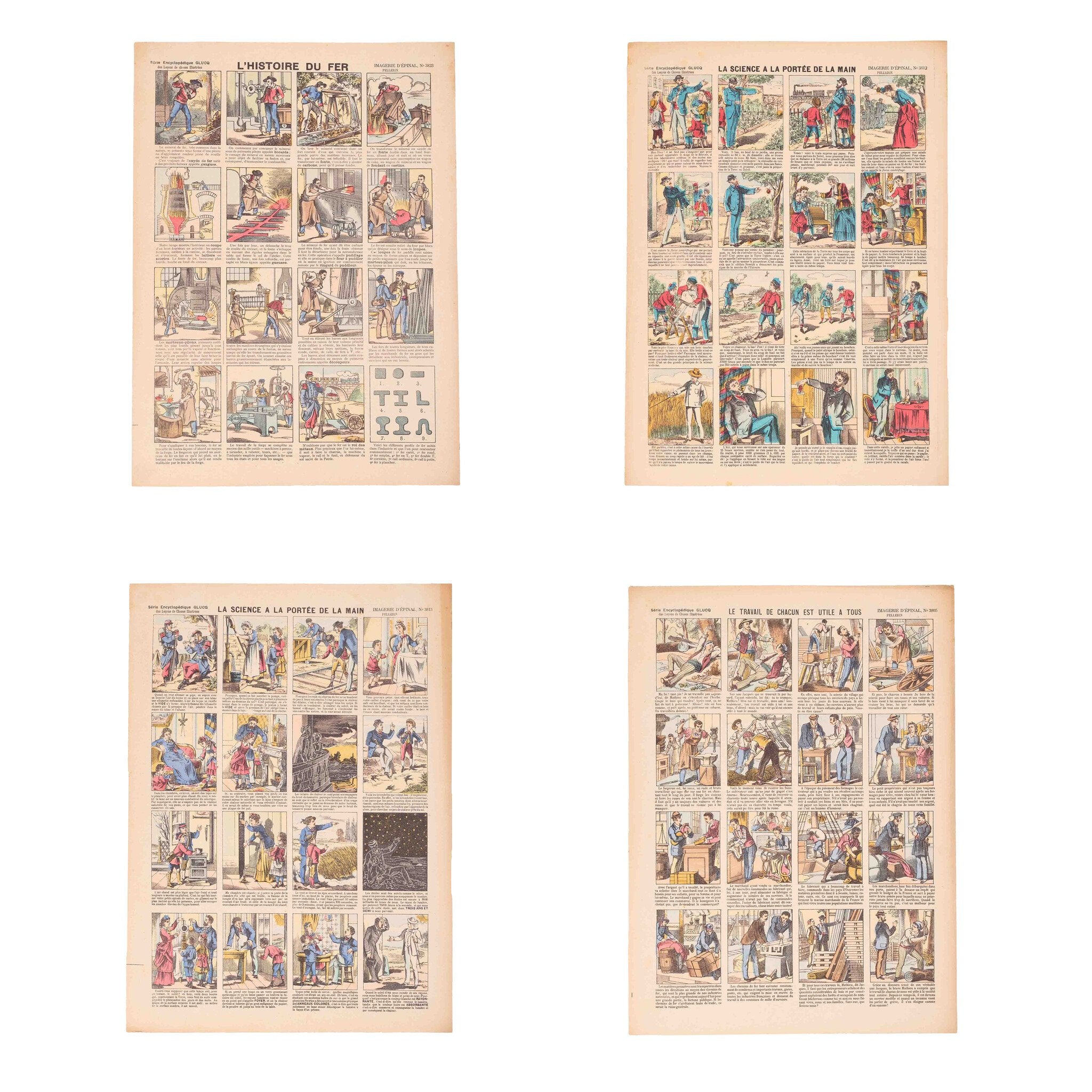 Vier centsprenten van Pellerin, ca. 1900-zoom-1