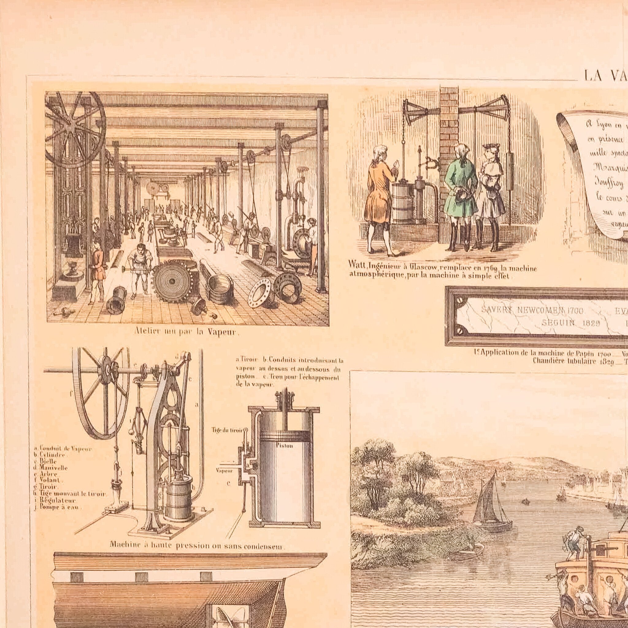 Centsprent 'La Vapeur', ca. 1860-zoom-3