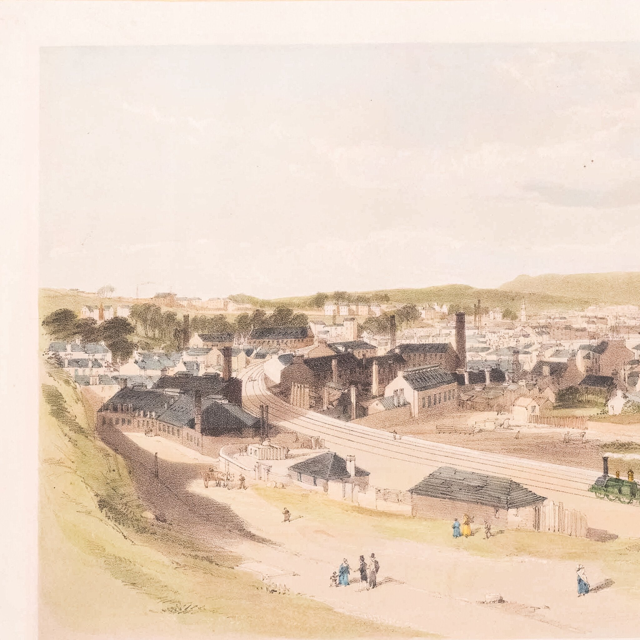 Prent 'Greenock', ca. 1845-zoom-2
