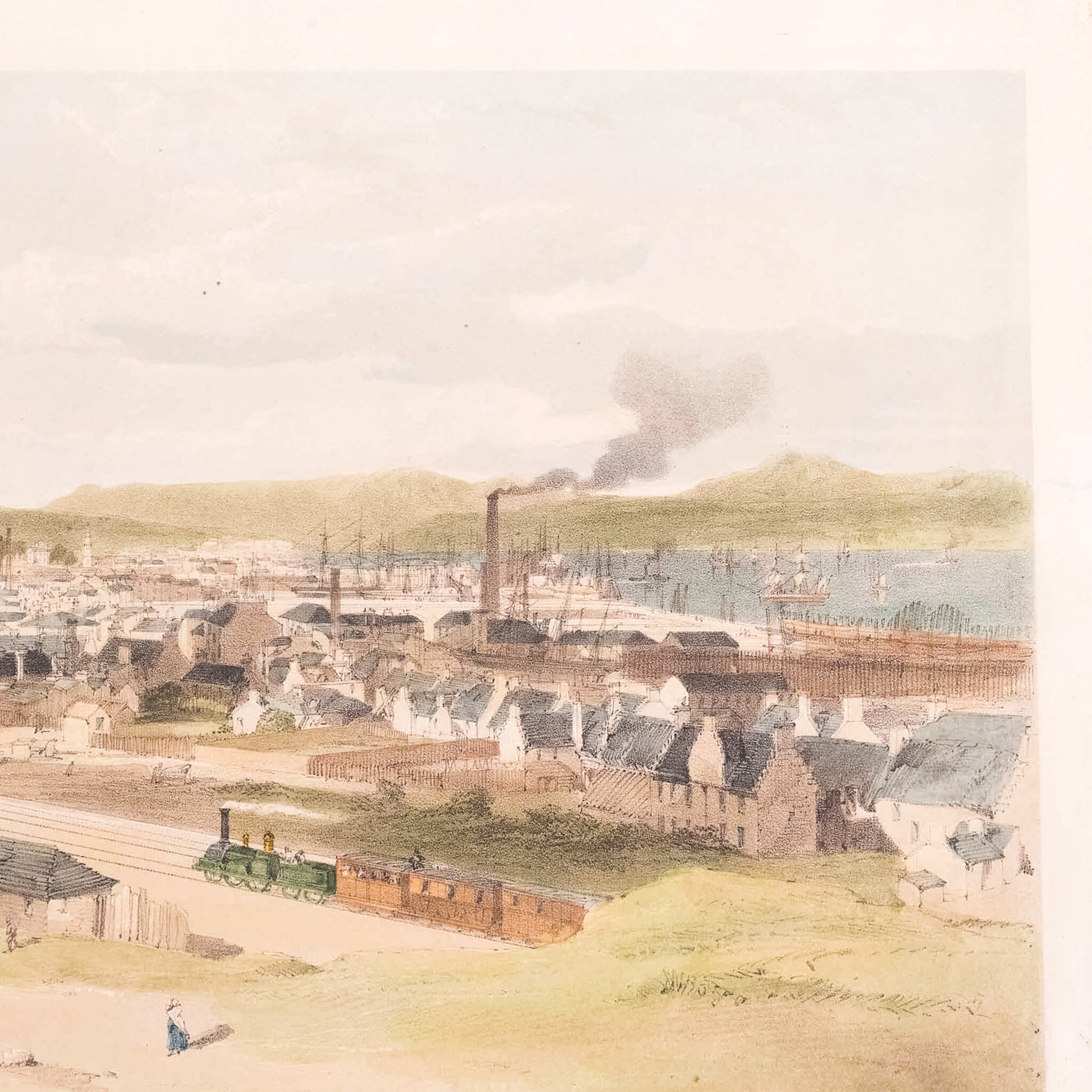 Prent 'Greenock', ca. 1845-4