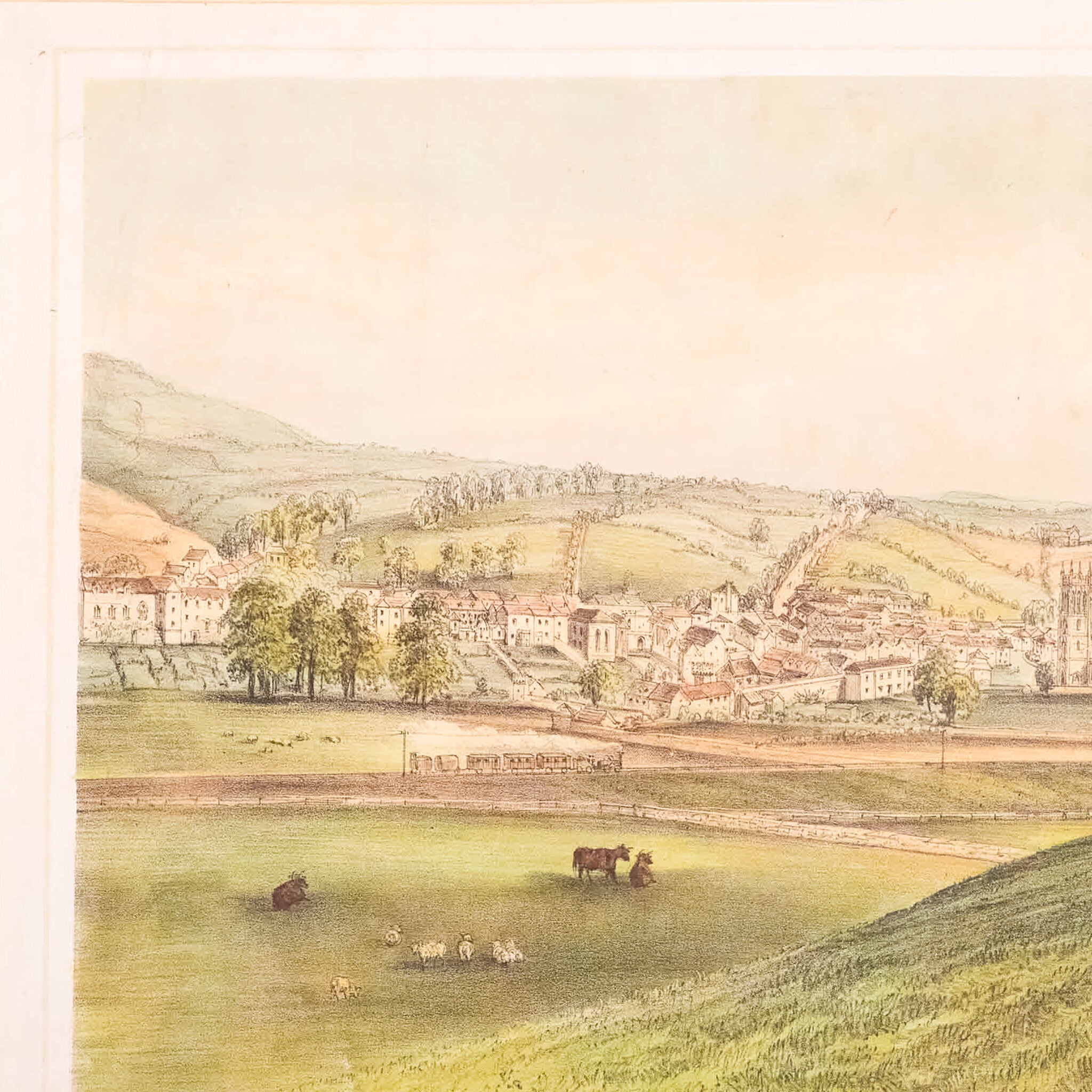Prent 'Bruton Somersetshire', ca. 1850-zoom-3
