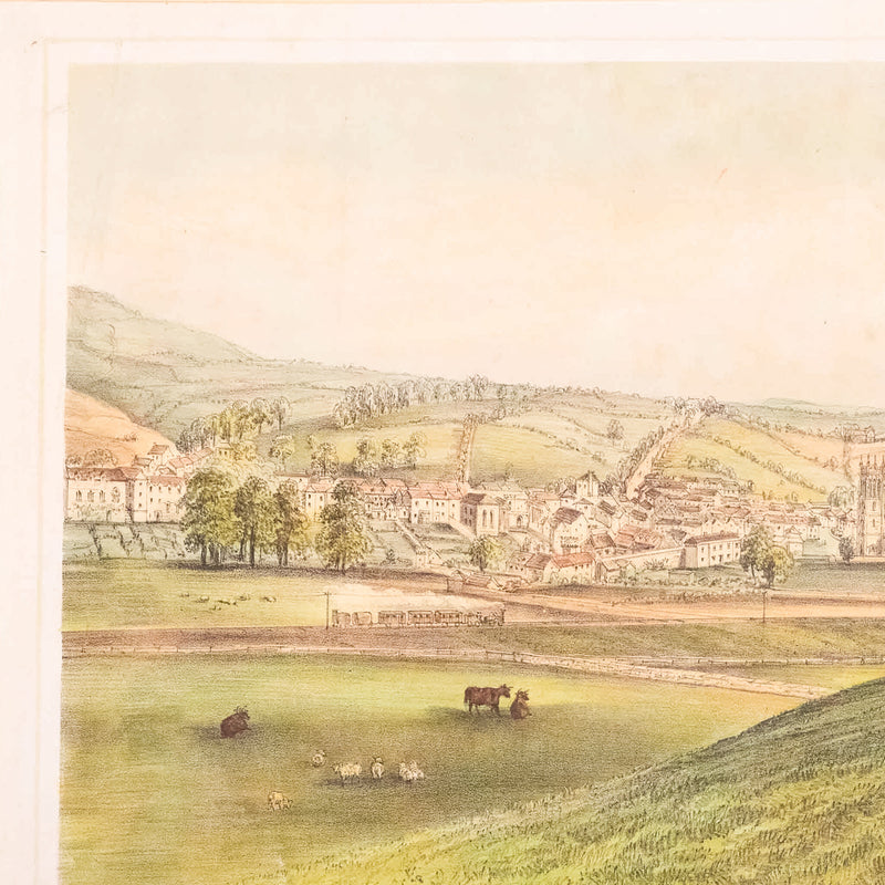 Prent 'Bruton Somersetshire', ca. 1850-zoom-