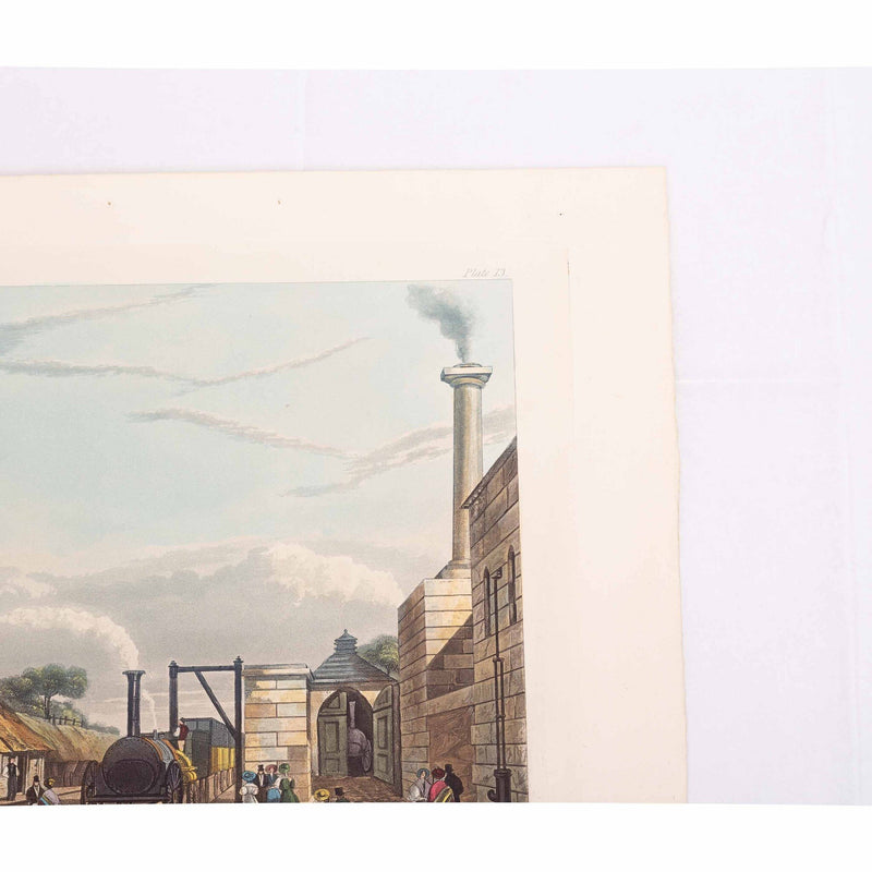 Prent 'Taking in Water at Parkside', ca. 1833-zoom-