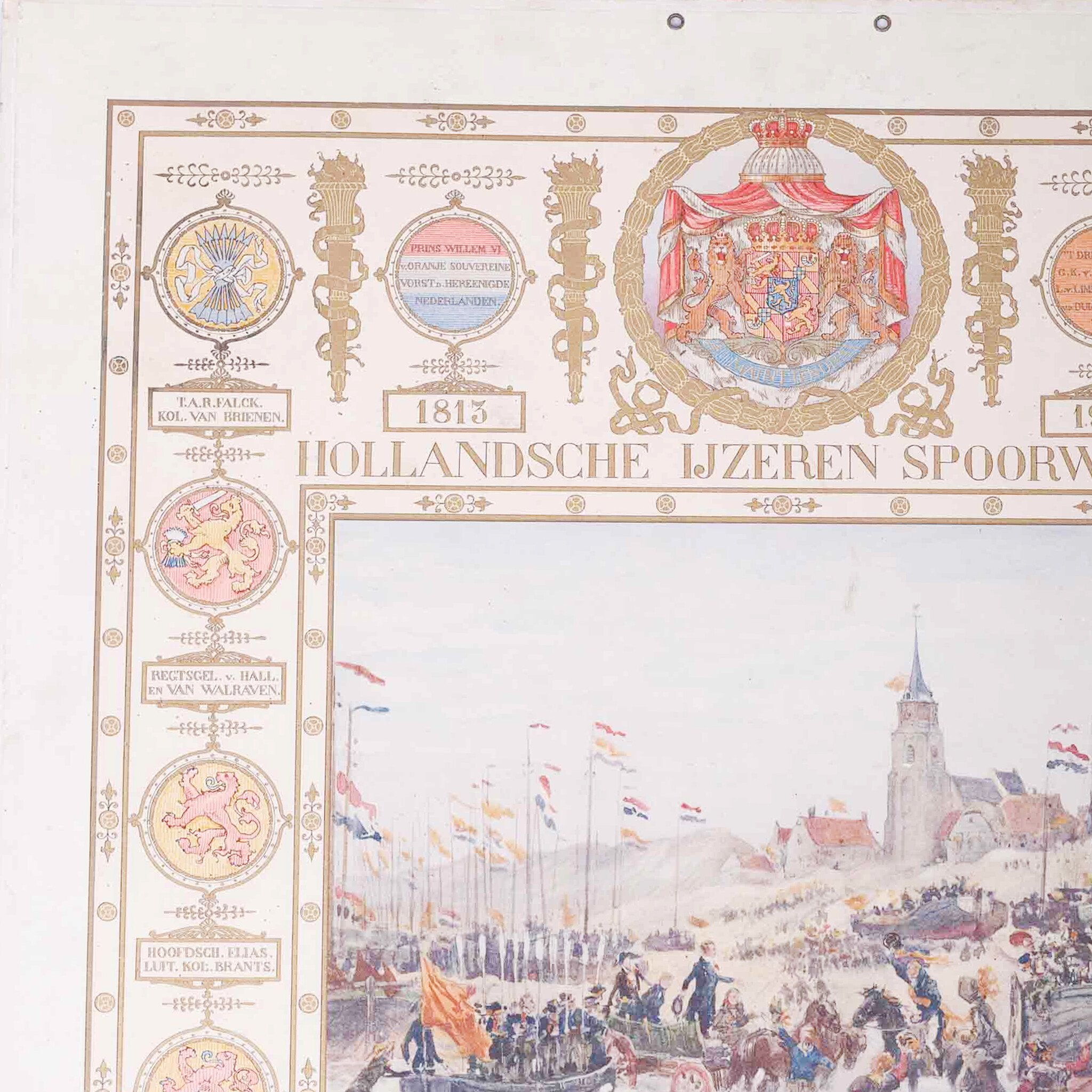 Kalender bij eeuwfeest aankomst van de Prins van Oranje te Scheveningen, 1913-zoom-3