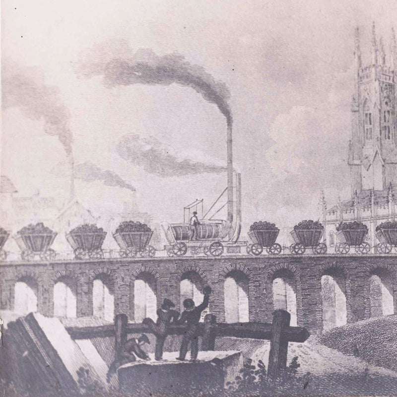 Foto van de prent 'Christ Church and coal staith, Leeds', 1829-zoom-