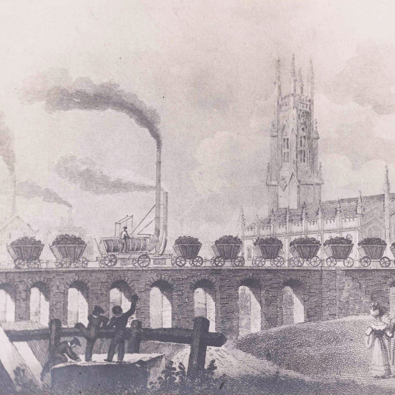 Foto van de prent 'Christ Church and coal staith, Leeds', 1829-zoom-
