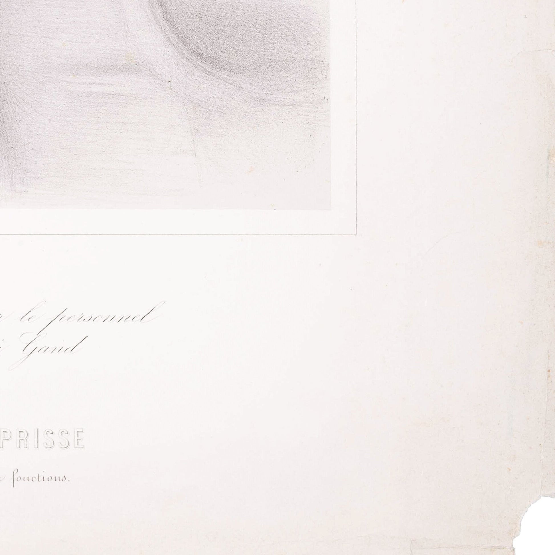 Prent 'Monsieur le Baron E.F.L. Prisse', ca. 1873-5