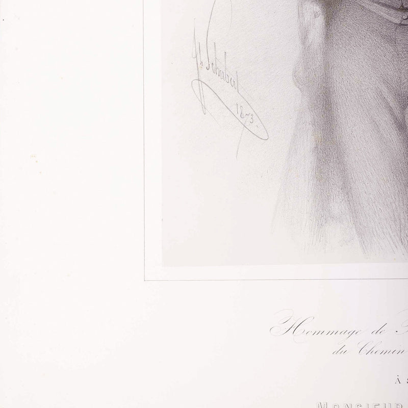 Prent 'Monsieur le Baron E.F.L. Prisse', ca. 1873-zoom-