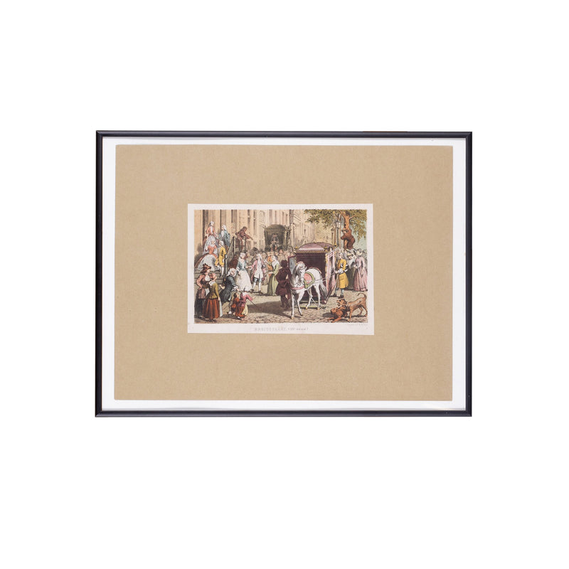 Prent 'Bruidsvaart. (18e eeuw)', P.W.M. Trap, ca. 1862-zoom-