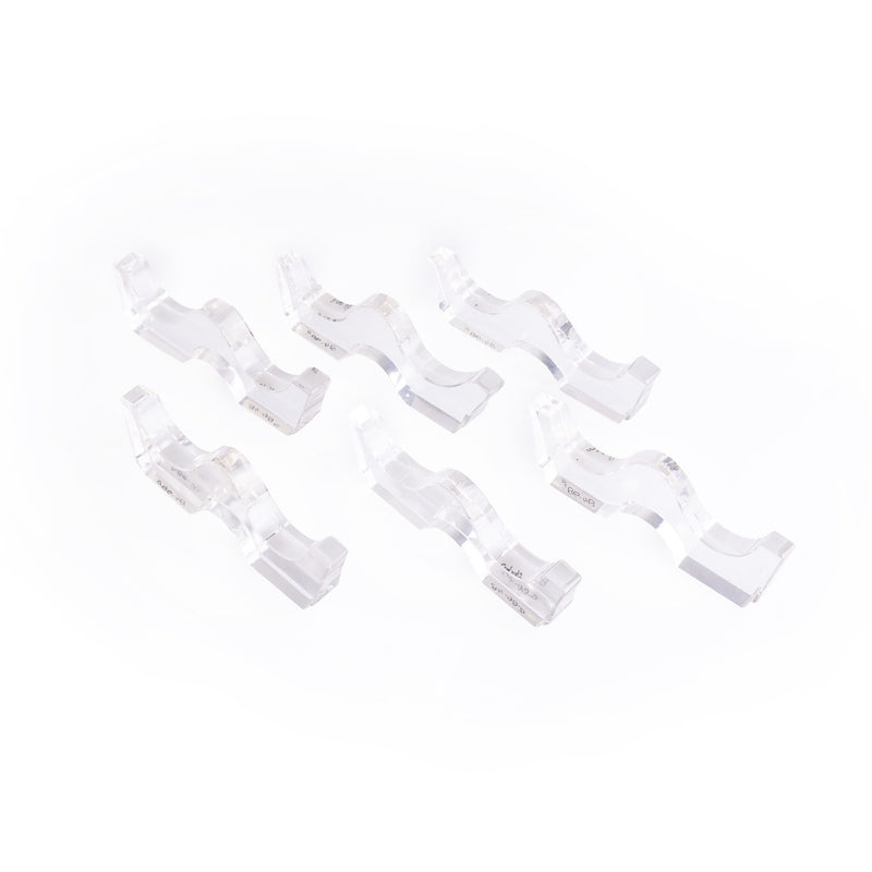 Glazen messenleggers, 6 stuks-zoom-