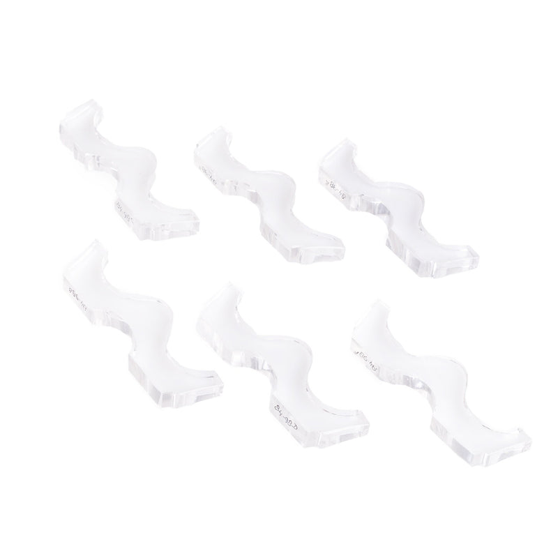 Glazen messenleggers, 6 stuks-zoom-