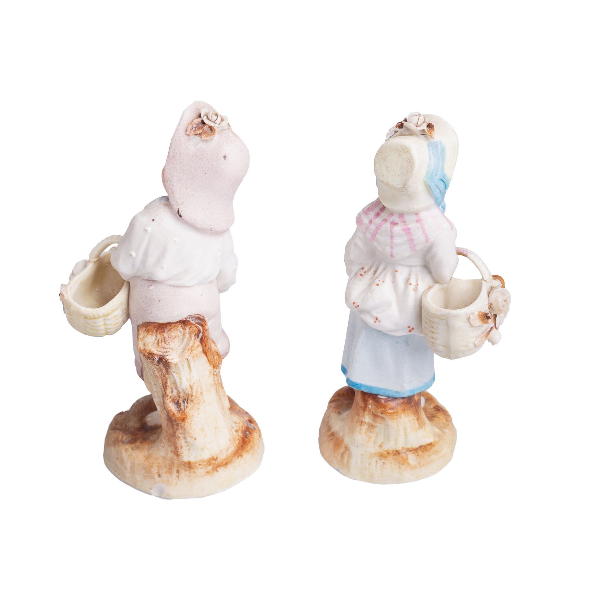 Twee beeldjes van biscuitporselein-10