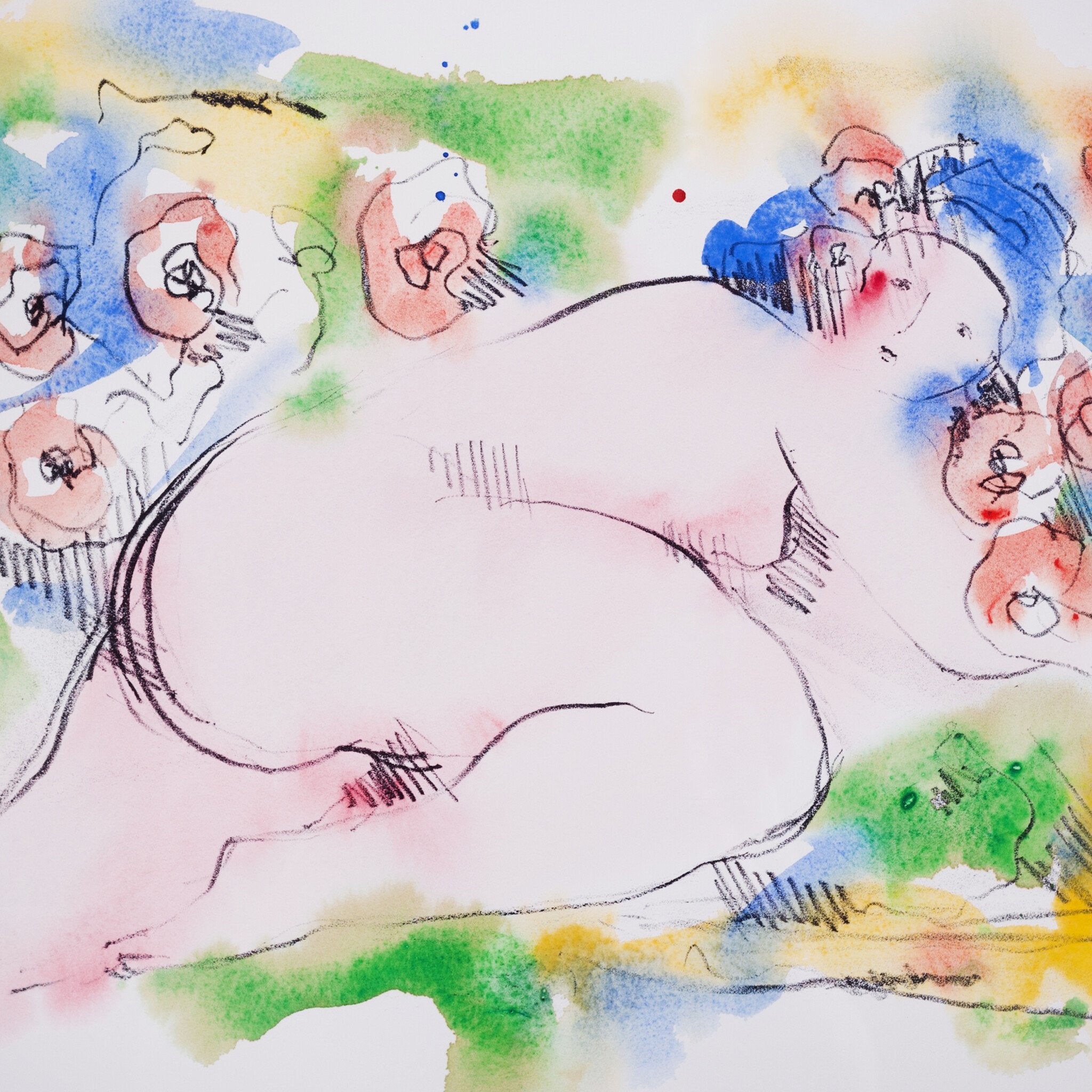 Nic Jonk, 'Op de sofa', 1990