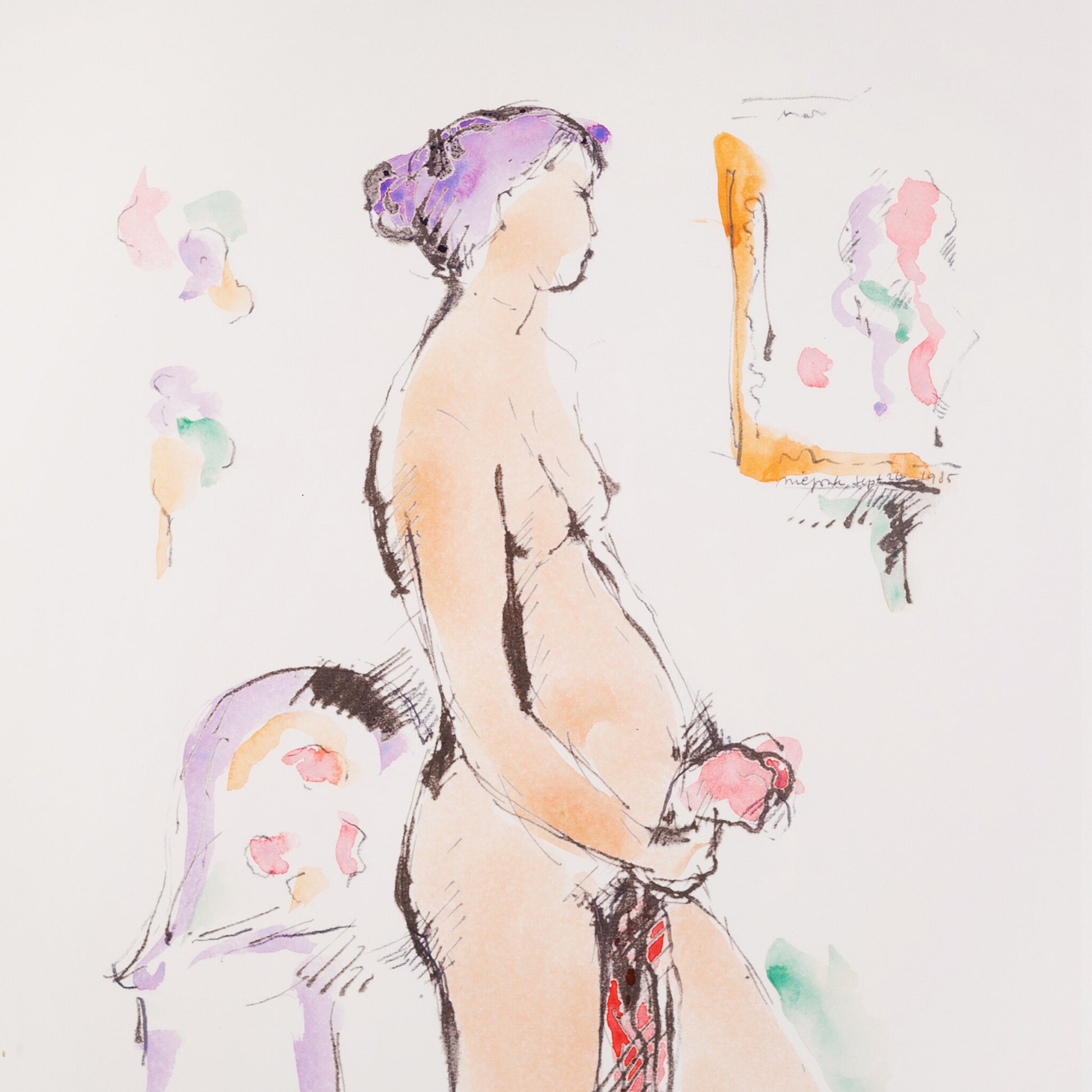 Nic Jonk, 'Naaktportret', 1984-4