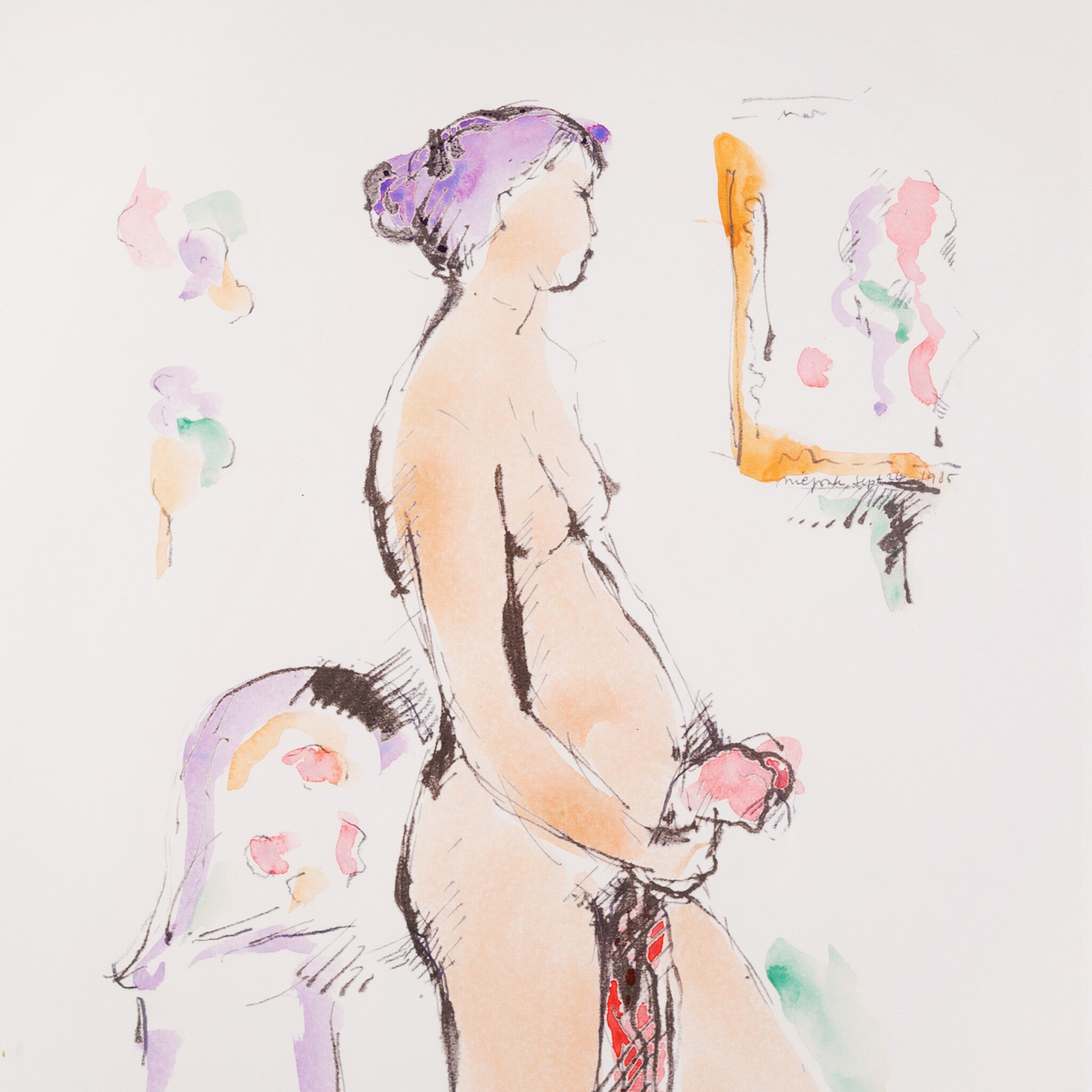 Nic Jonk, 'Naaktportret', 1984-zoom-4