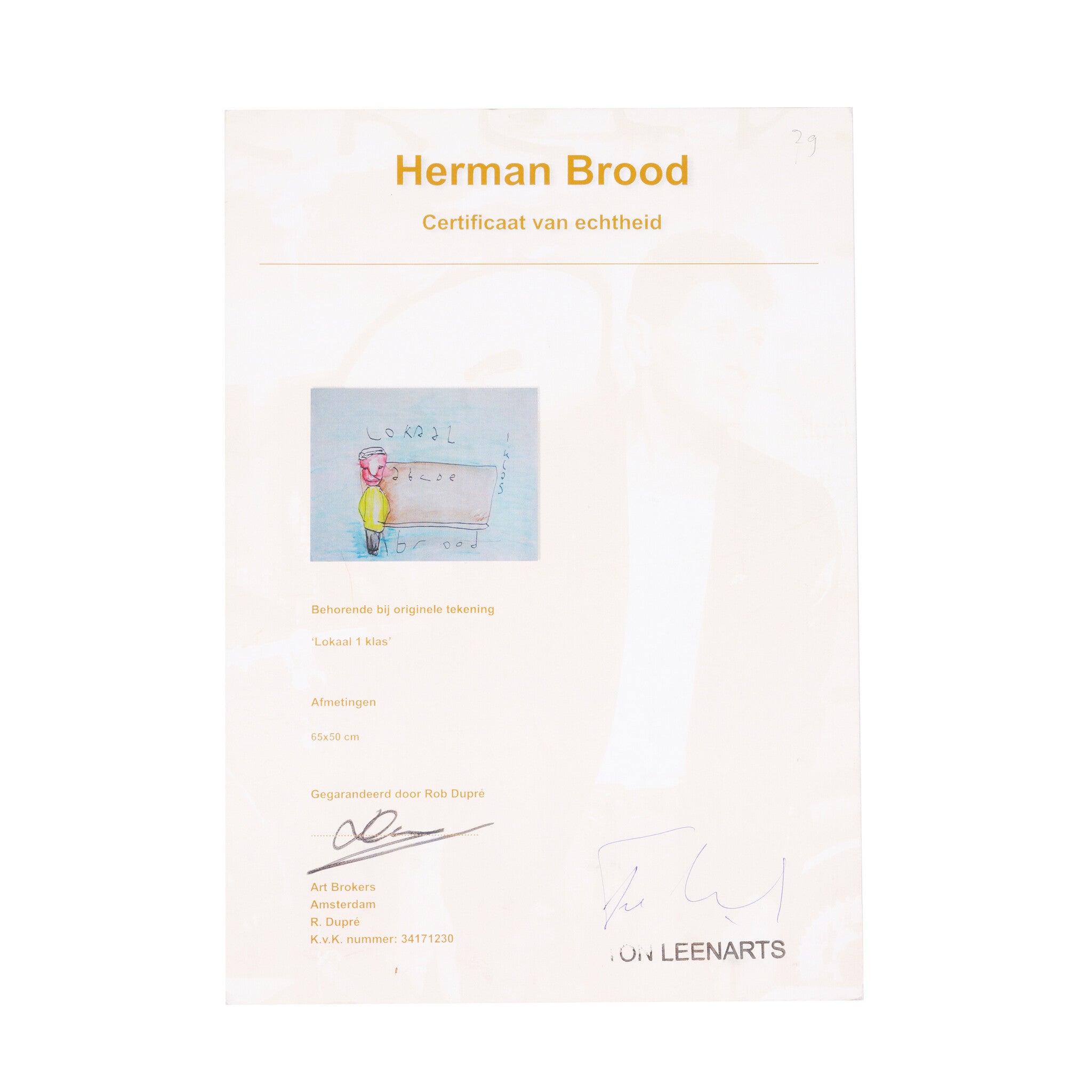 Herman Brood, 'Lokaal 1 klas'-zoom-5